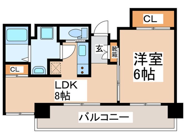 グレイスフル桜川の物件間取画像